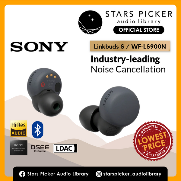 【ほぼ未使用】 SONY LinkBuds S WF-LS900N LC Sony LinkBuds S True Wireless Noise Canceling Earbuds Black