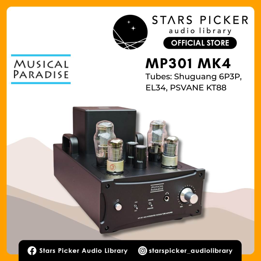 Musical Paradise MP-301 MK4 | Tube Amplifier with Headphone Output (2025)