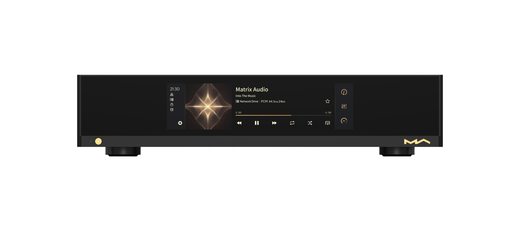 Matrix Audio MS-1c Music Streamer & Transport | AKM AK4191 and AK4499EX VELVETSOUND™ DAC |