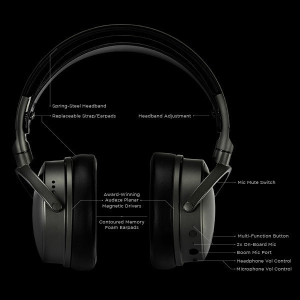 Audeze Maxwell Planar Magnetic Wireless Gaming Headphone for PC XBOX PLAYSTATION