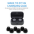Comply Foam Sennheiser TWS Memory Foam Eartips (M SIZE ONLY) for Momentum 4/3/ Sport, Accentum