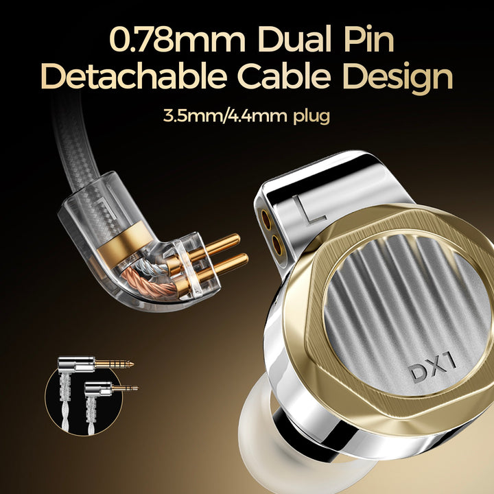 Letshuoer DX1 - 11mm Single Dynamic Driver Earphones