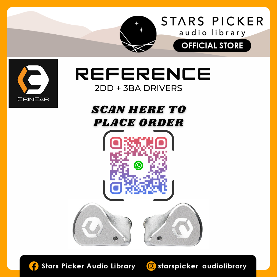 CrinEar - Reference In-Ear Monitor (IEM) | Tuned for Professionals, Mixing, Mastering, Monitoring