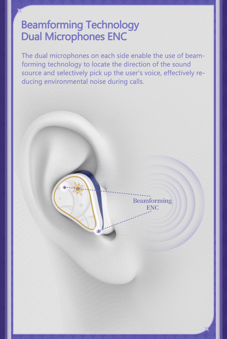 MOONDROP x Honkai Star Rail - ROBIN True Wireless Stereo TWS Earbud (ENG)