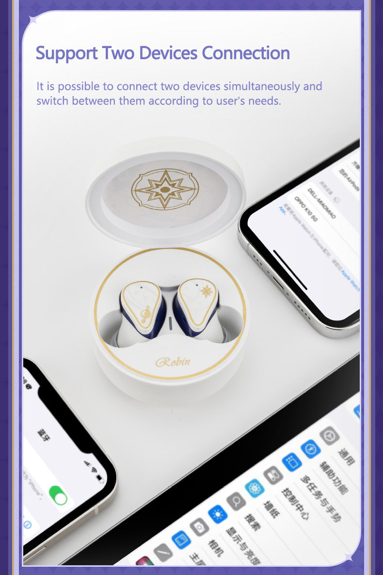 MOONDROP x Honkai Star Rail - ROBIN True Wireless Stereo TWS Earbud (ENG)