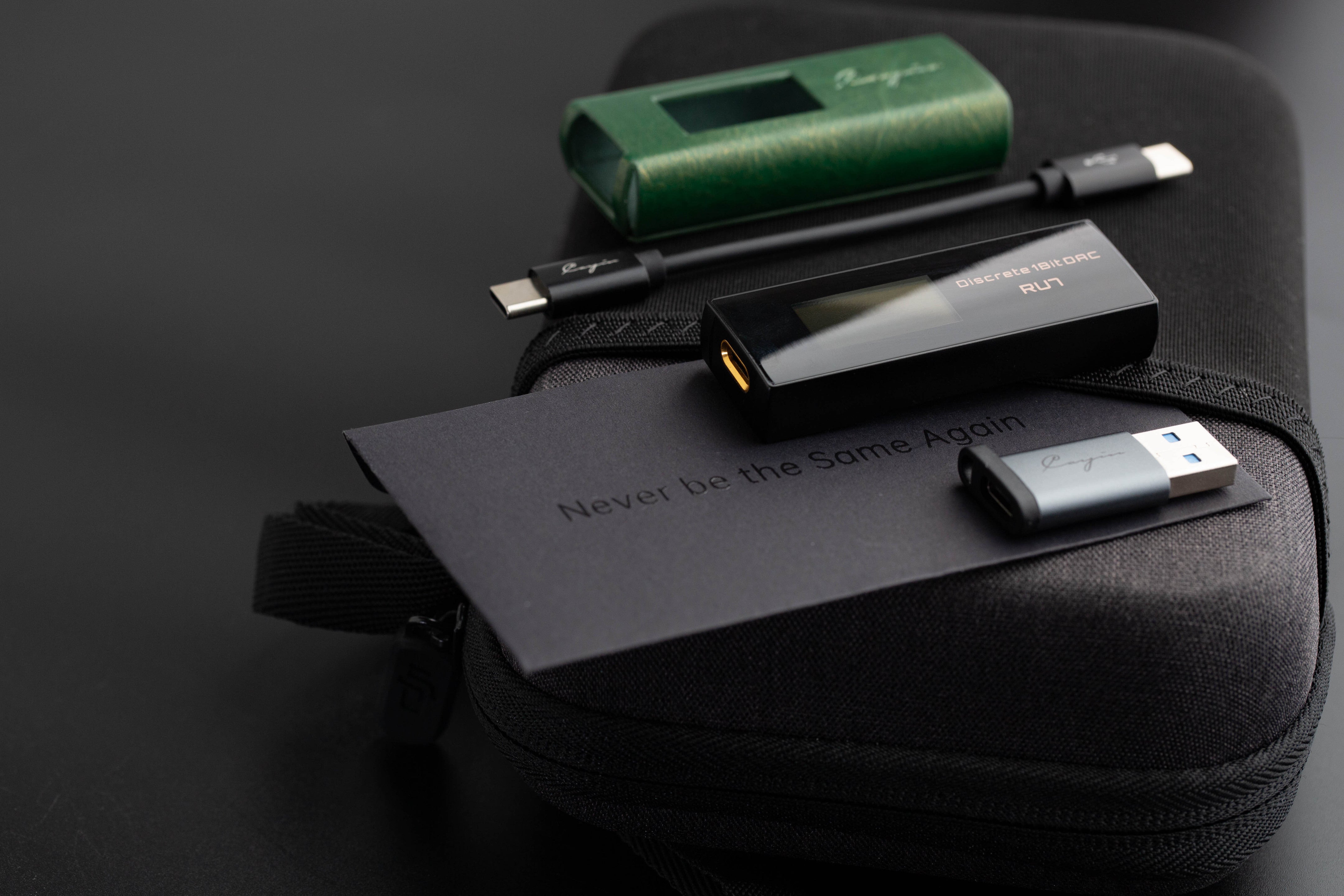 Cayin RU7 Discrete 1-Bit Portable Dongle DAC Headphone Amplifier with 3.5mm and 4.4mm
