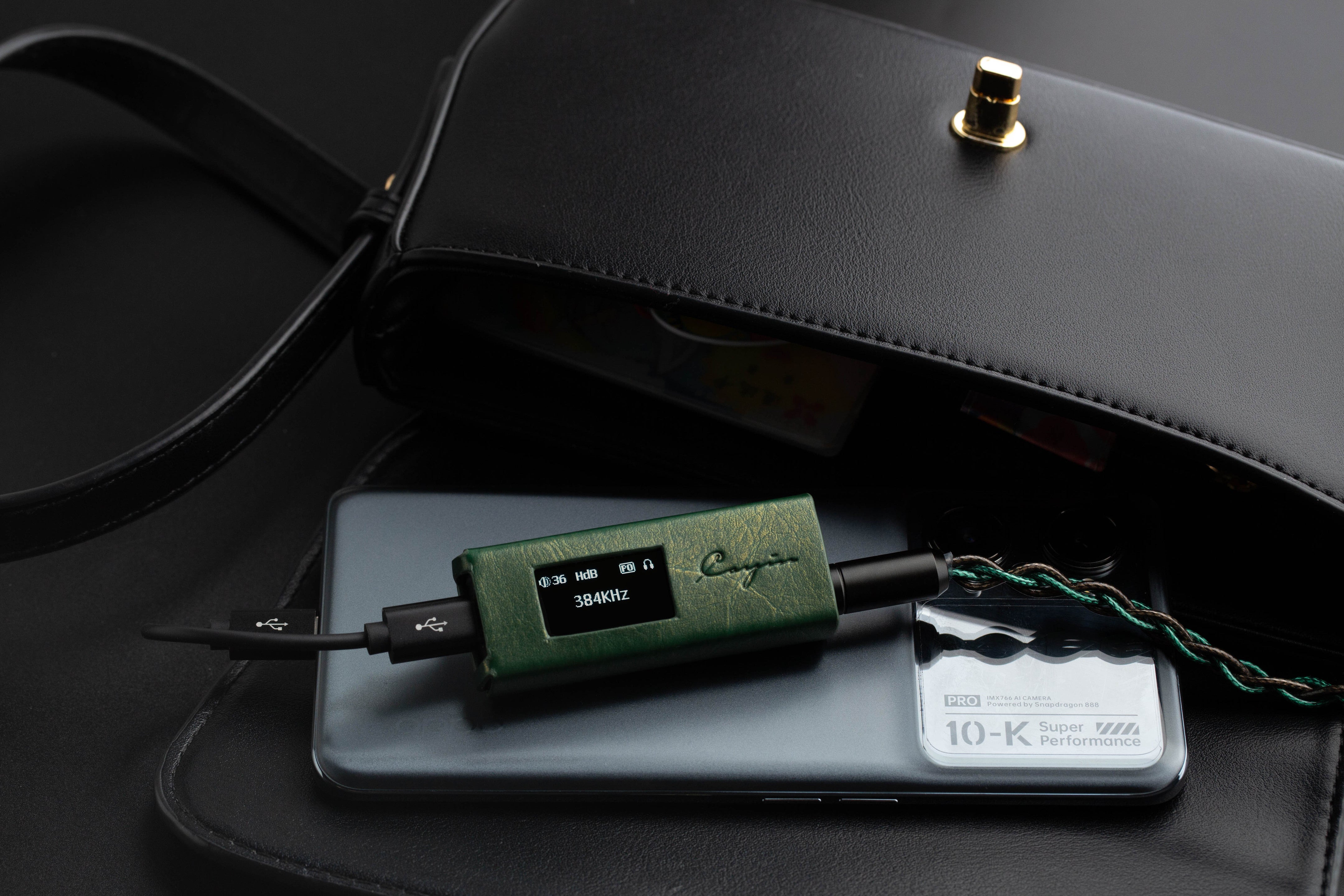 Cayin RU7 Discrete 1-Bit Portable Dongle DAC Headphone Amplifier with 3.5mm and 4.4mm