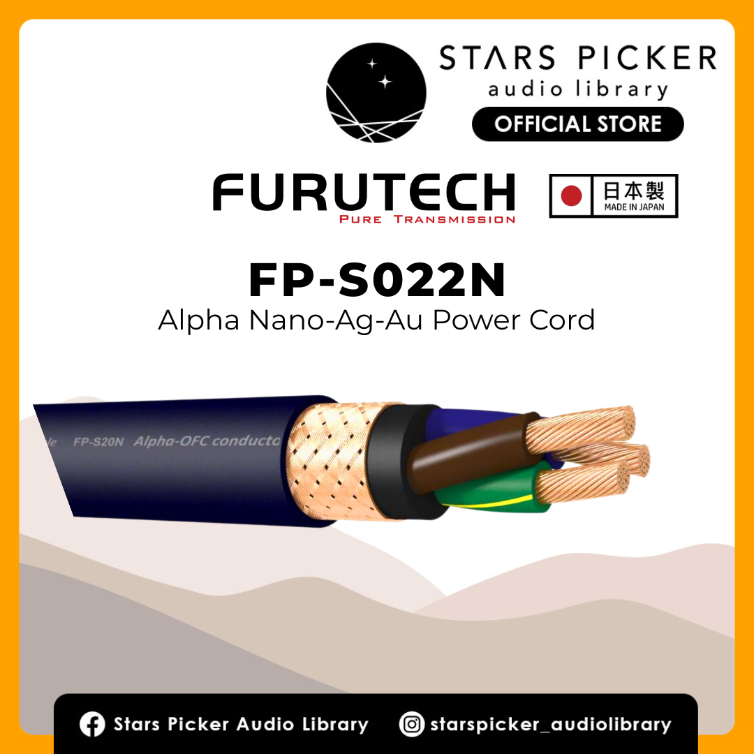 Furutech FP-S022N Alpha Nano-Ag-Au Hi-Fi Power Cable