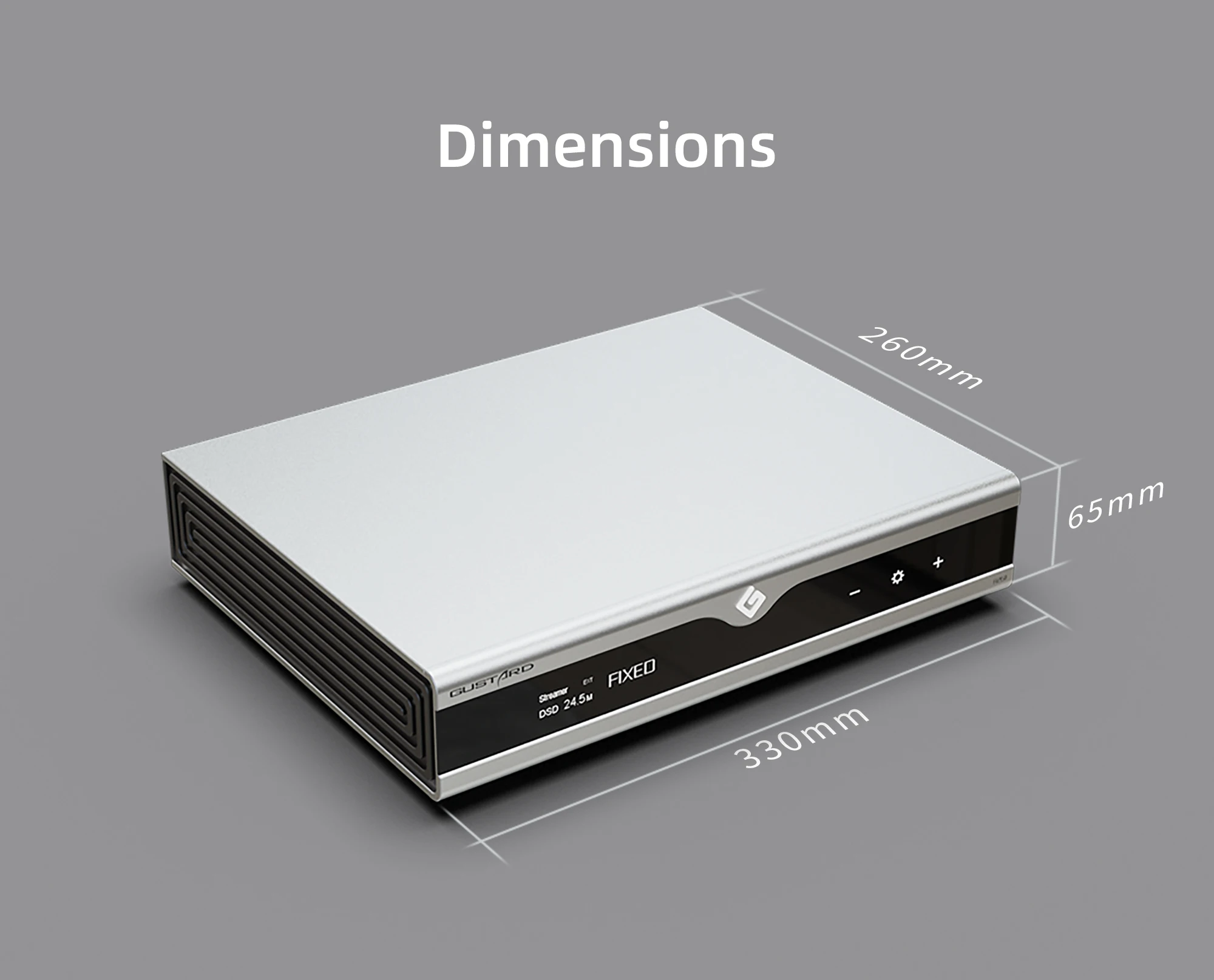 Gustard R26 Il Discrete R2R Network Streaming DAC
