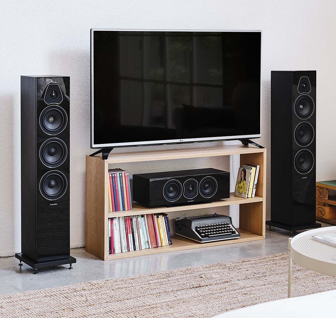 Sonus Faber LUMINA CENTER I - Passive 2-Way Central Channel Horizontal Speaker System with Vented Box Design