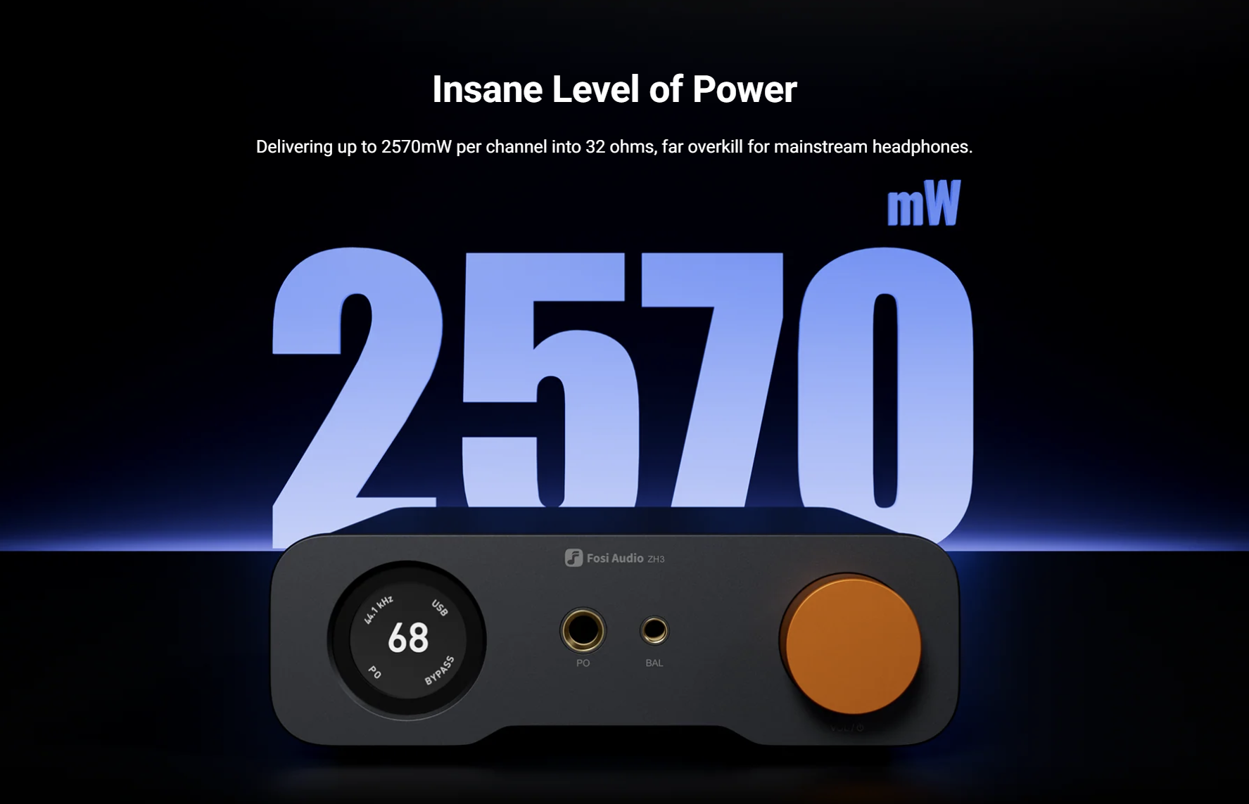 Fosi Audio ZH3 - AKM 4493SEQ Fully Balanced DAC and Headphone Amplifier