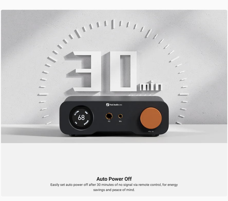 Fosi Audio ZH3 - AKM 4493SEQ Fully Balanced DAC and Headphone Amplifier