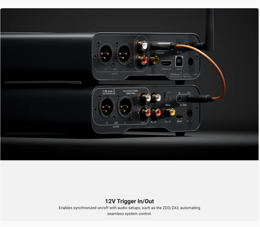 Fosi Audio ZH3 - AKM 4493SEQ Fully Balanced DAC and Headphone Amplifier