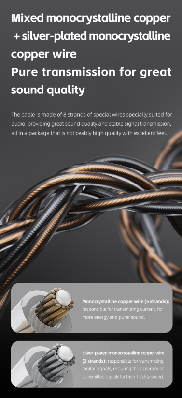 FiiO Link LT-TC6S | USB Digital Audio Cable OTG (Type-C To Type-C) Data Cable | Monocrystalline Copper |