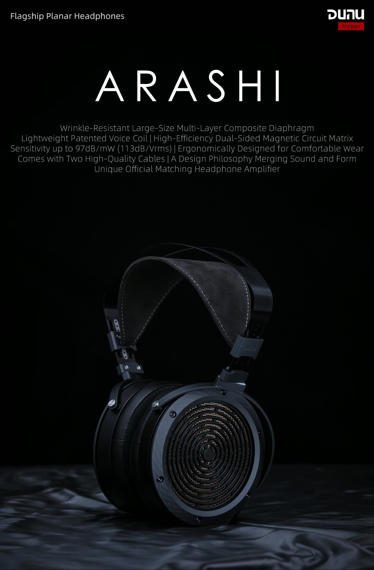 DUNU Arashi Flagship Planar Headphones