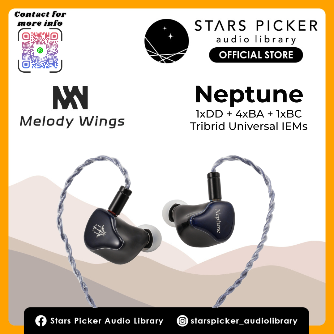 Melody Wings Neptune - Tribrid driver IEM