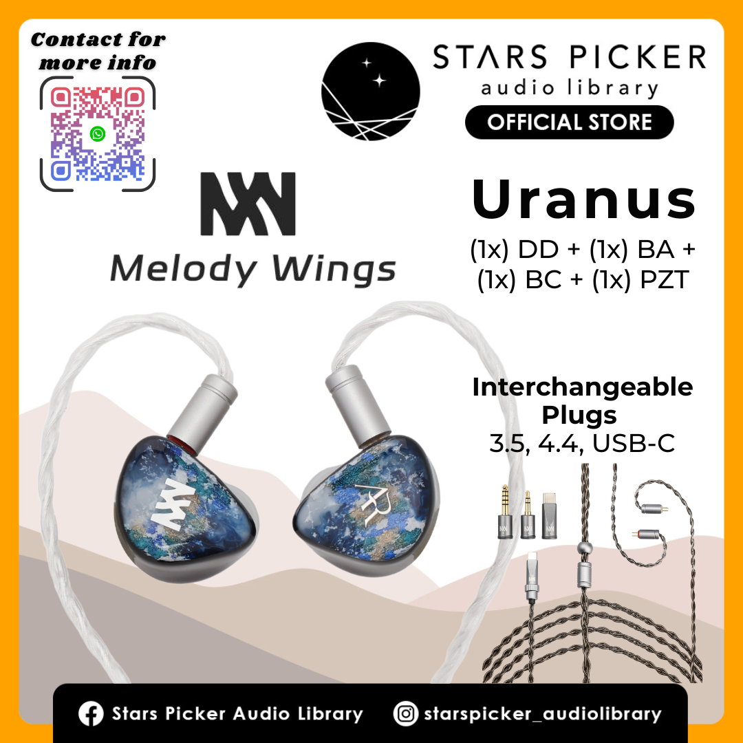 Melody Wings Uranus - Quadbrid Universal IEMs