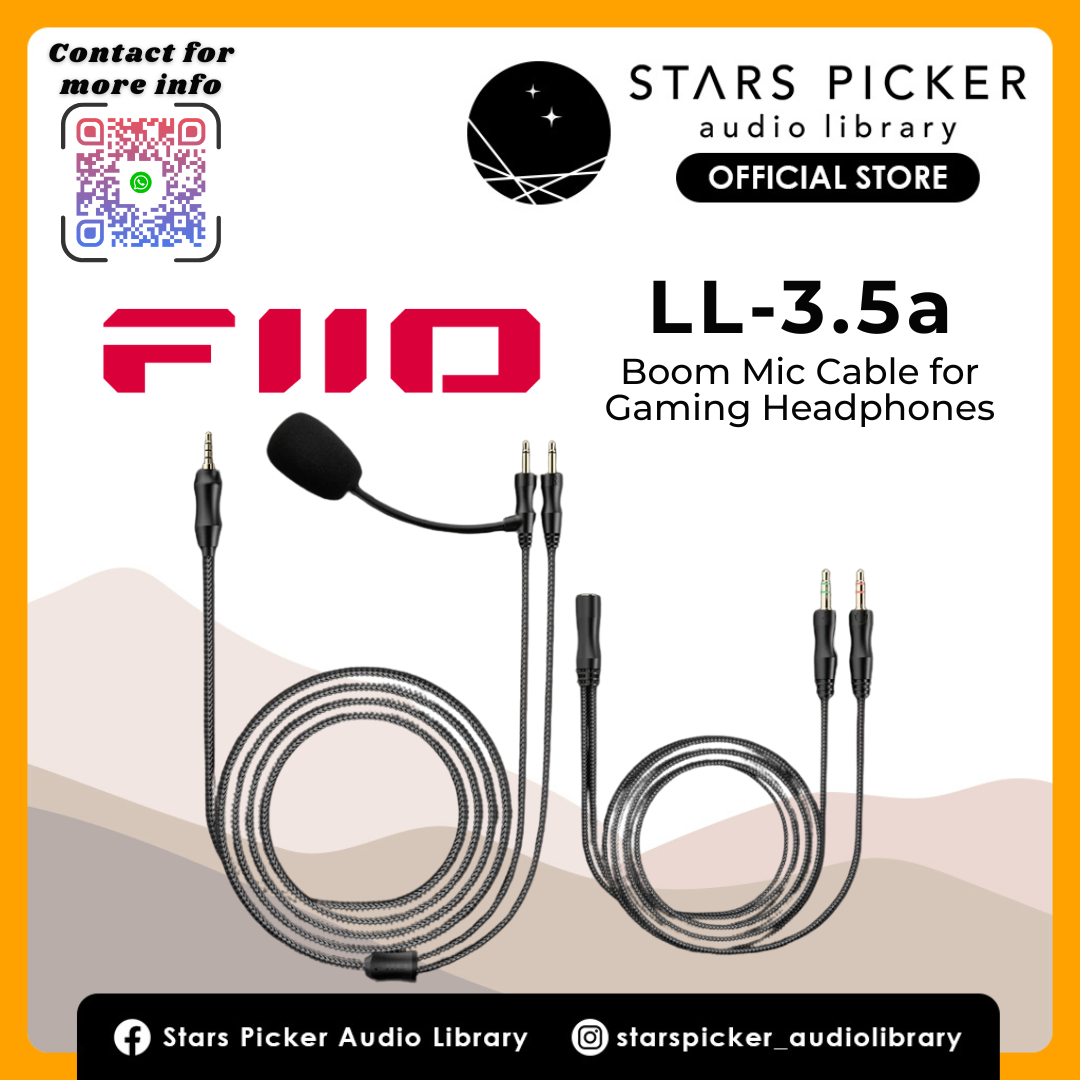 Fiio LL-3.5a - Boom Mic Cable for Gaming Headphones