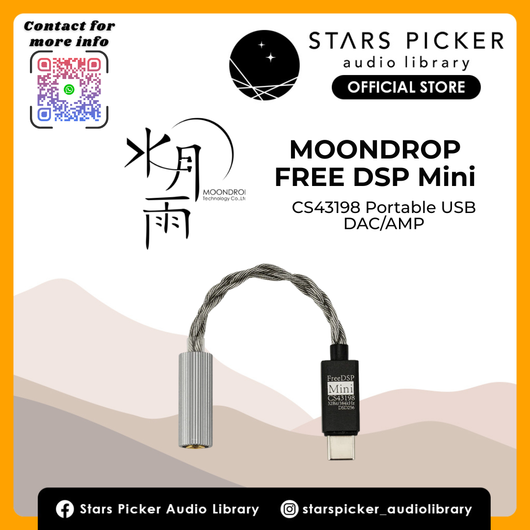 Moondrop Free DSP Mini CS43198 Portable USB DAC/AMP dongle