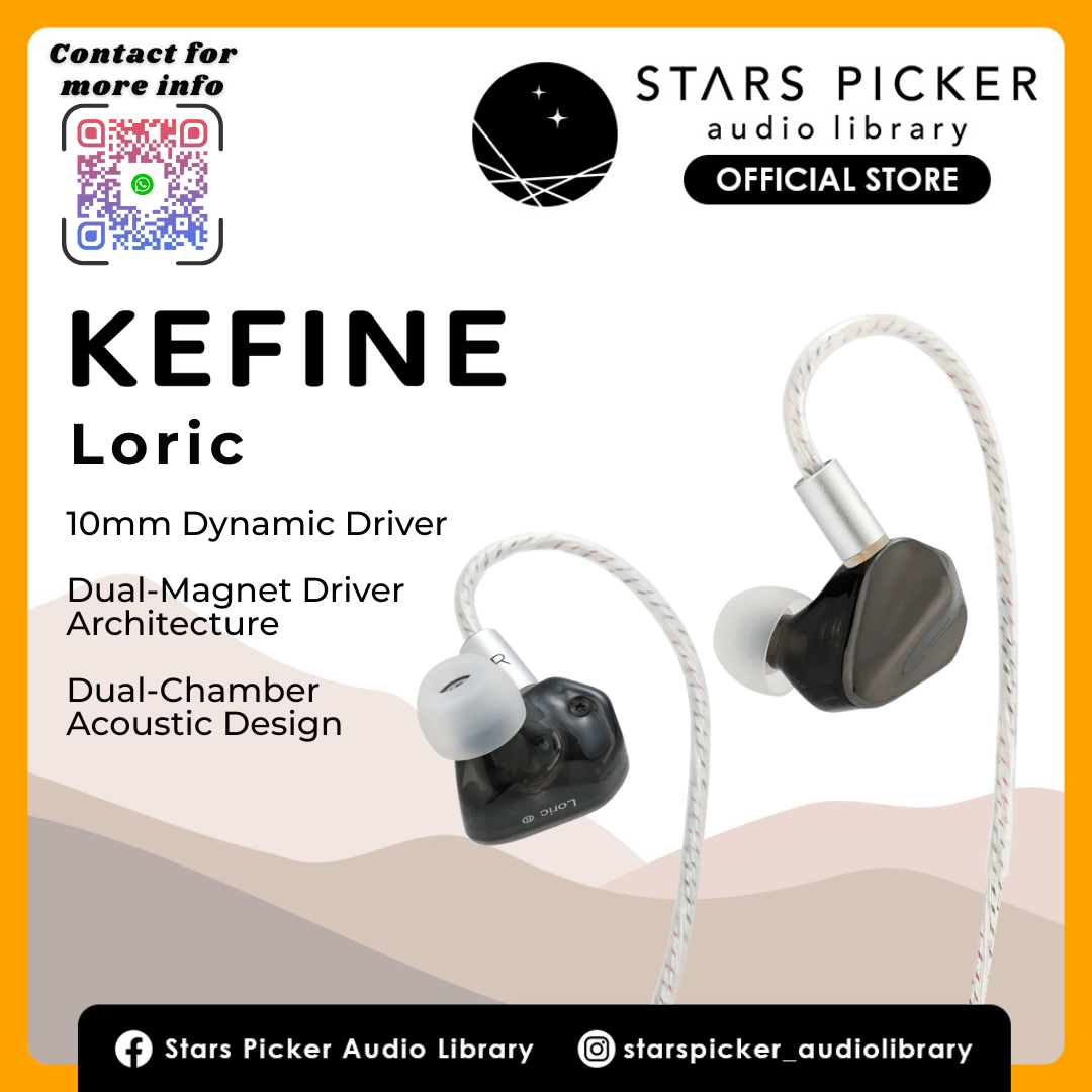 Kefine Loric - PU + Titanium Composite Diaphragm In-Ear Monitor