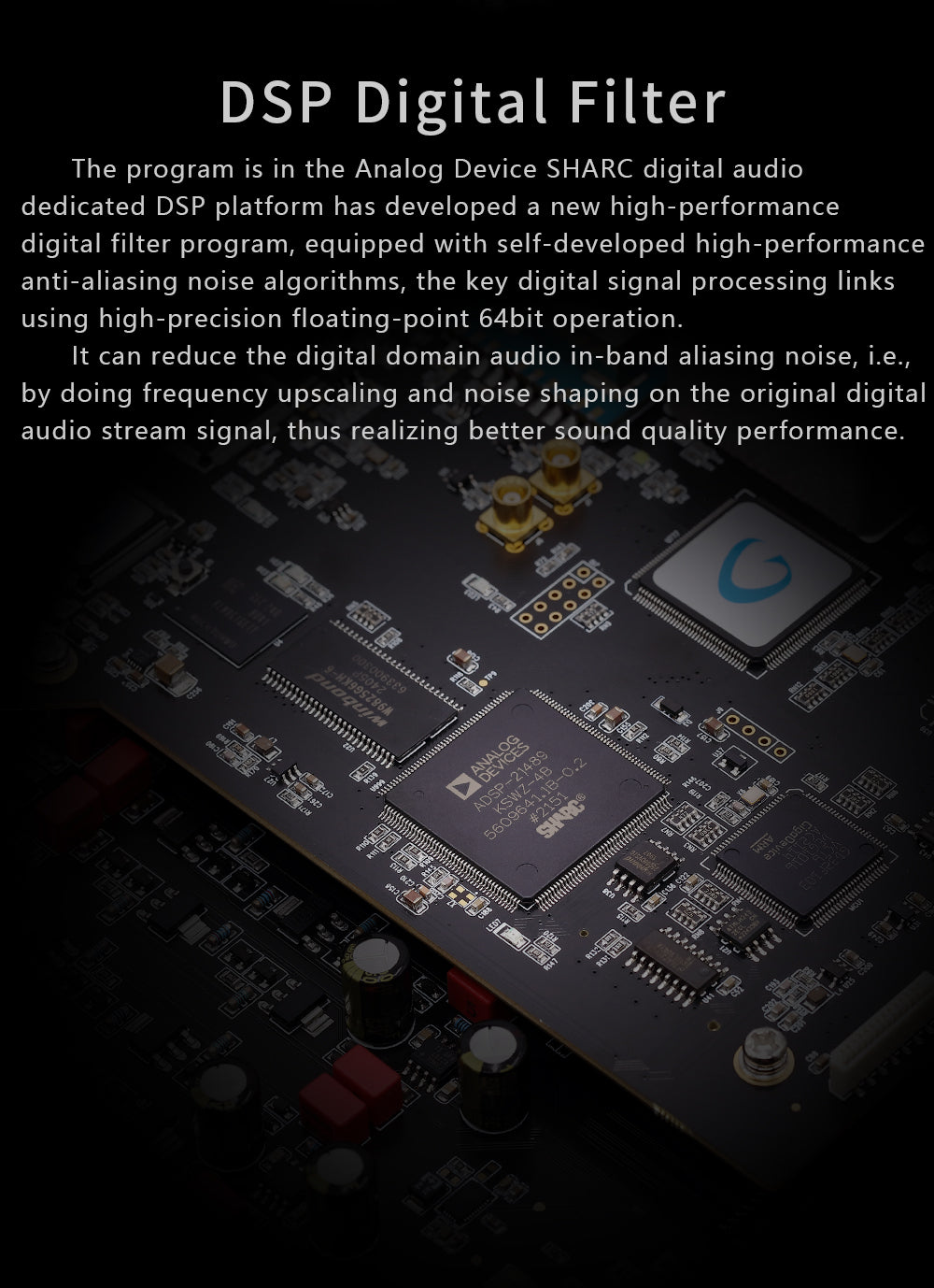 GUSTARD X30 4xES9039SPRO Streamer Digital to Analog Convertor (DAC)