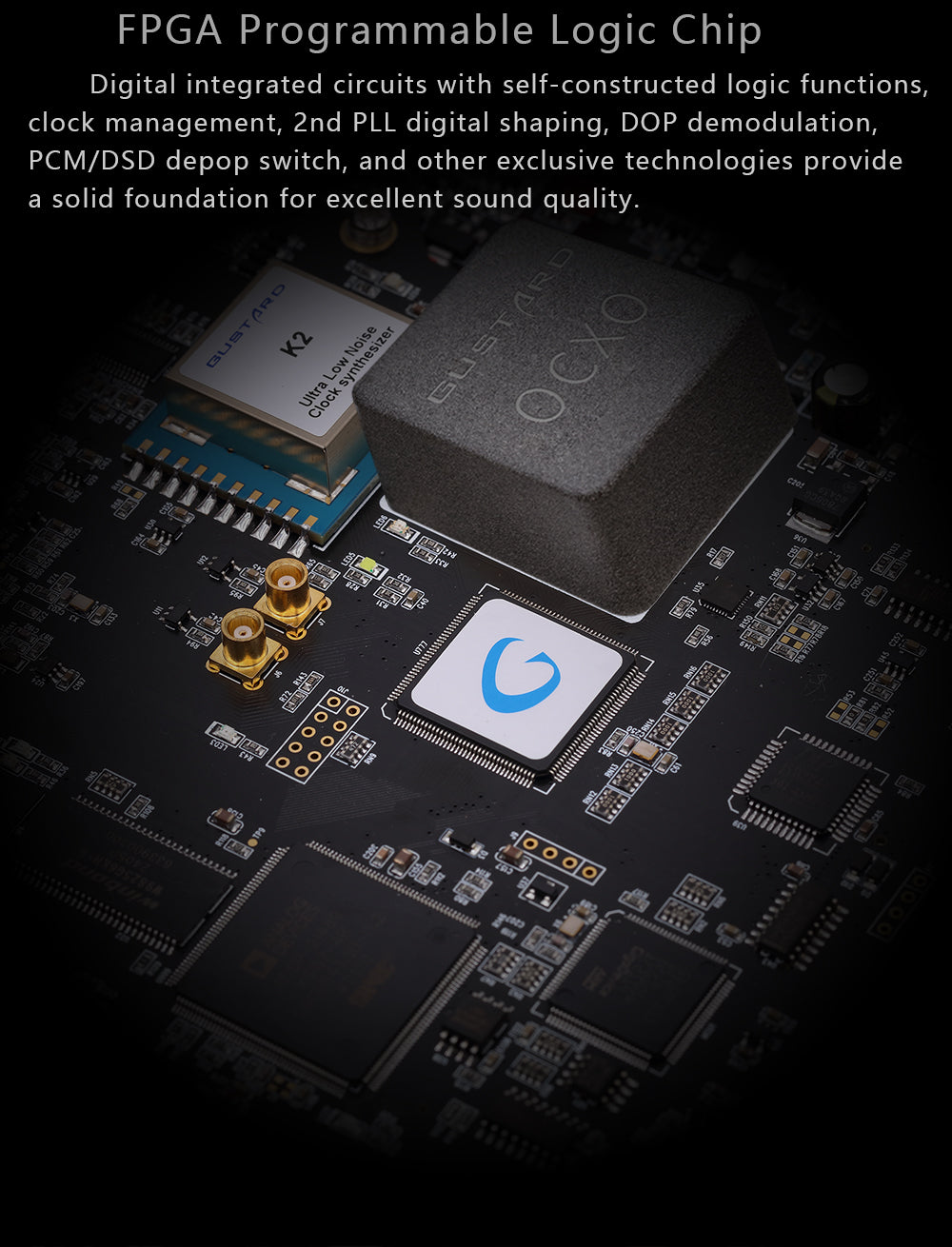 GUSTARD X30 4xES9039SPRO Streamer Digital to Analog Convertor (DAC)