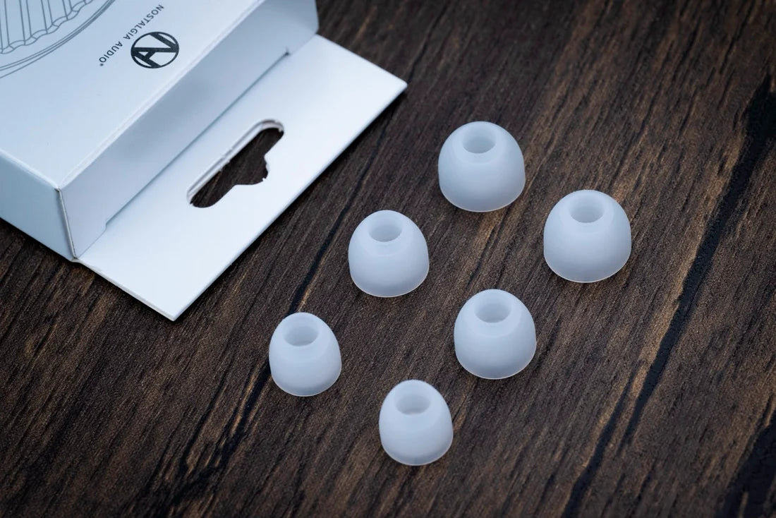 Nostalgia Audio | XWB Eartips extra wide bore for IEMS earphones medical grade silicon
