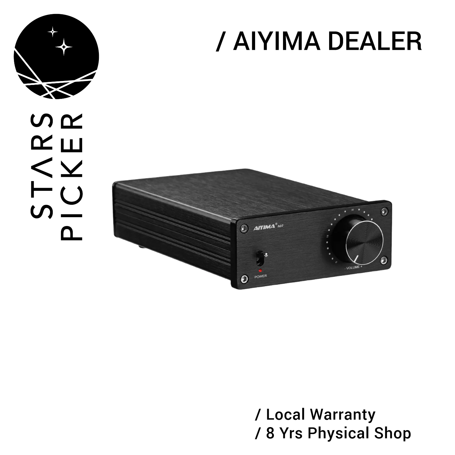 AIYIMA A07 Amplifier (4-8Ω) for Passive Speakers (include Power Adapter)