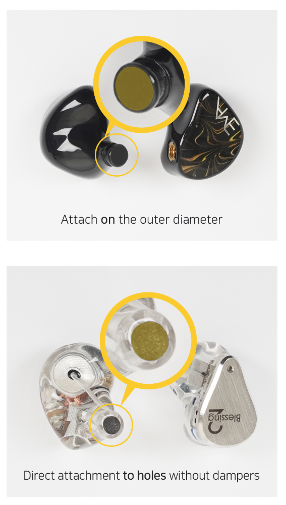 DIVINUS Sound Filter 2.0 Tuning Filter for IEM Nozzle 4mm