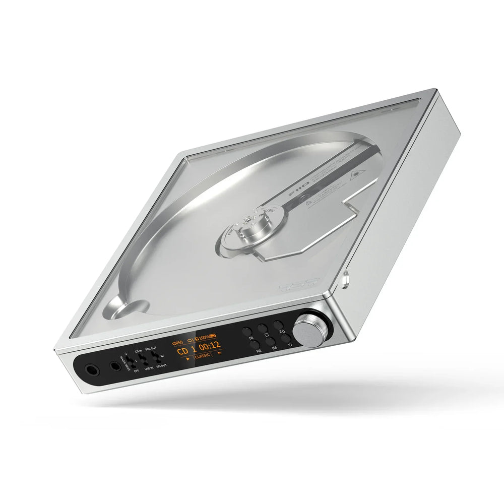 FiiO DM15 R2R Portable CD Player with True 24Bit R2R DAC, Bluetooth, CD Ripping