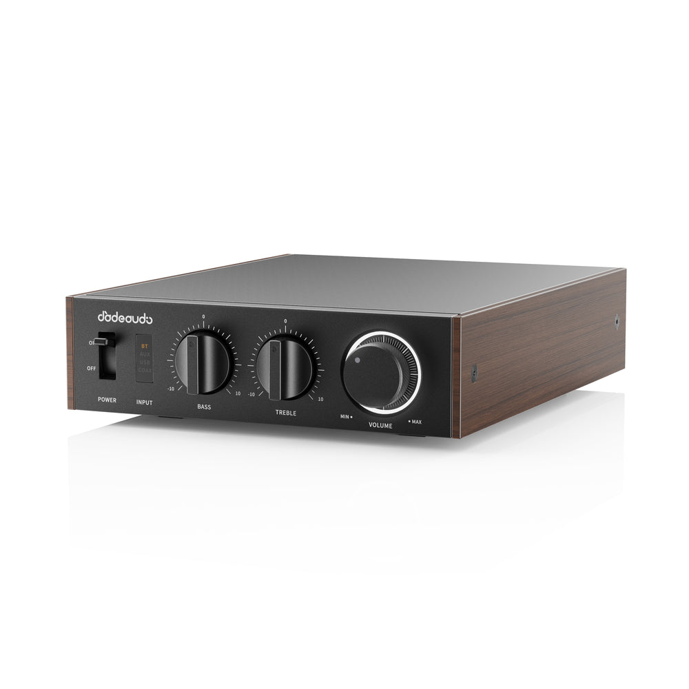 FiiO JadeAudio Level 1, Class-D Power Amplifier | 2×300W | LDAC Bluetooth & USB/Coax Input | Subwoofer Out