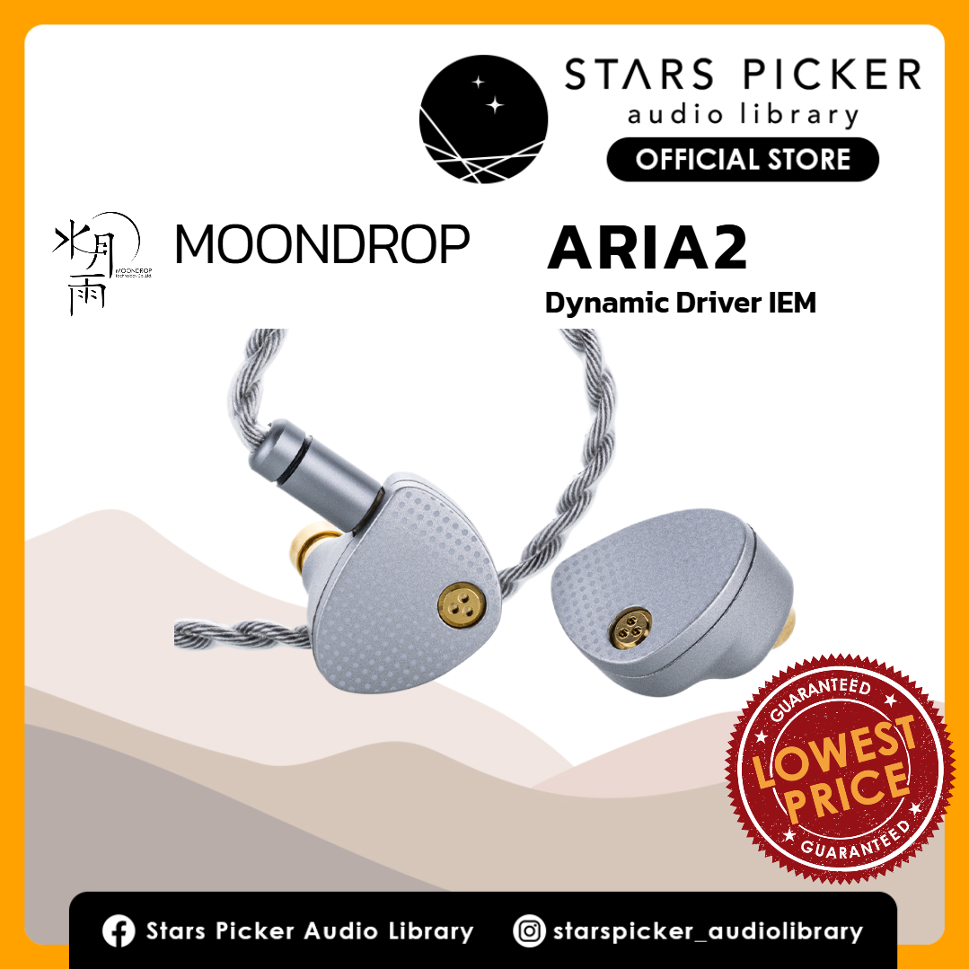 Moondrop ARIA 2 Dynamic Driver IEM Earphone Ceramic Dome Composite Diaphragm