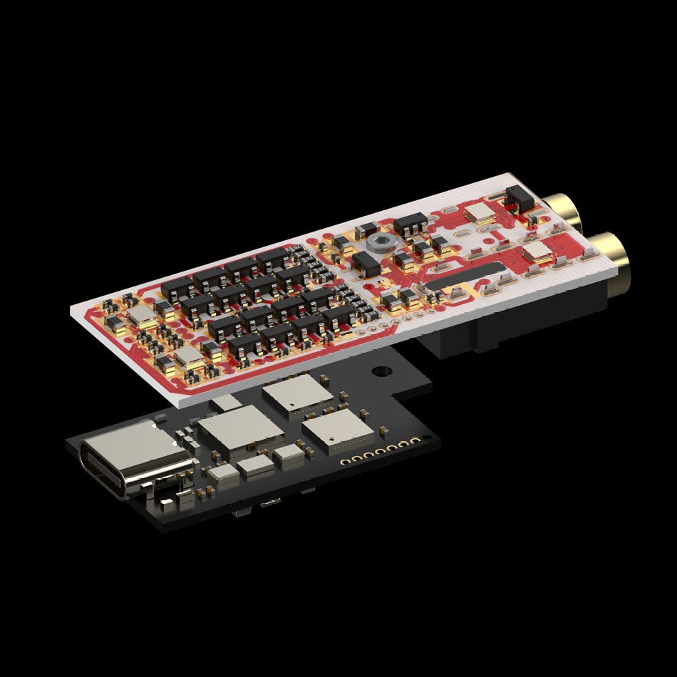 AUNE YUKI - Dual DAC Portable DAC Headphone Amplifier Cirrus Logic CS43198 3.5mm UNBAL 4.4mm BAL