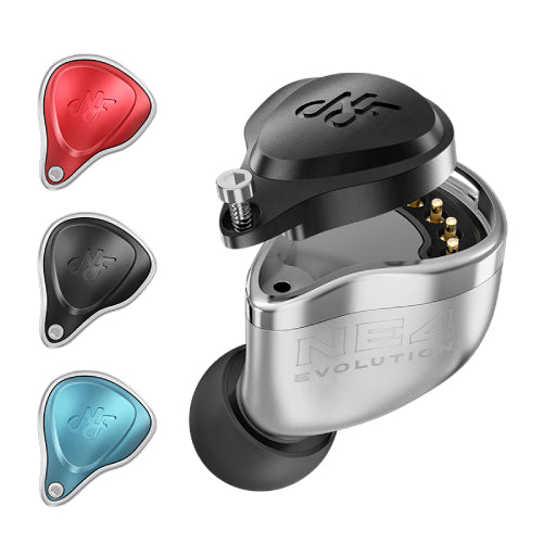 NF Acous NE4 Evolution Live Sound Monitoring Earphones with Swappable Faceplate Tuning