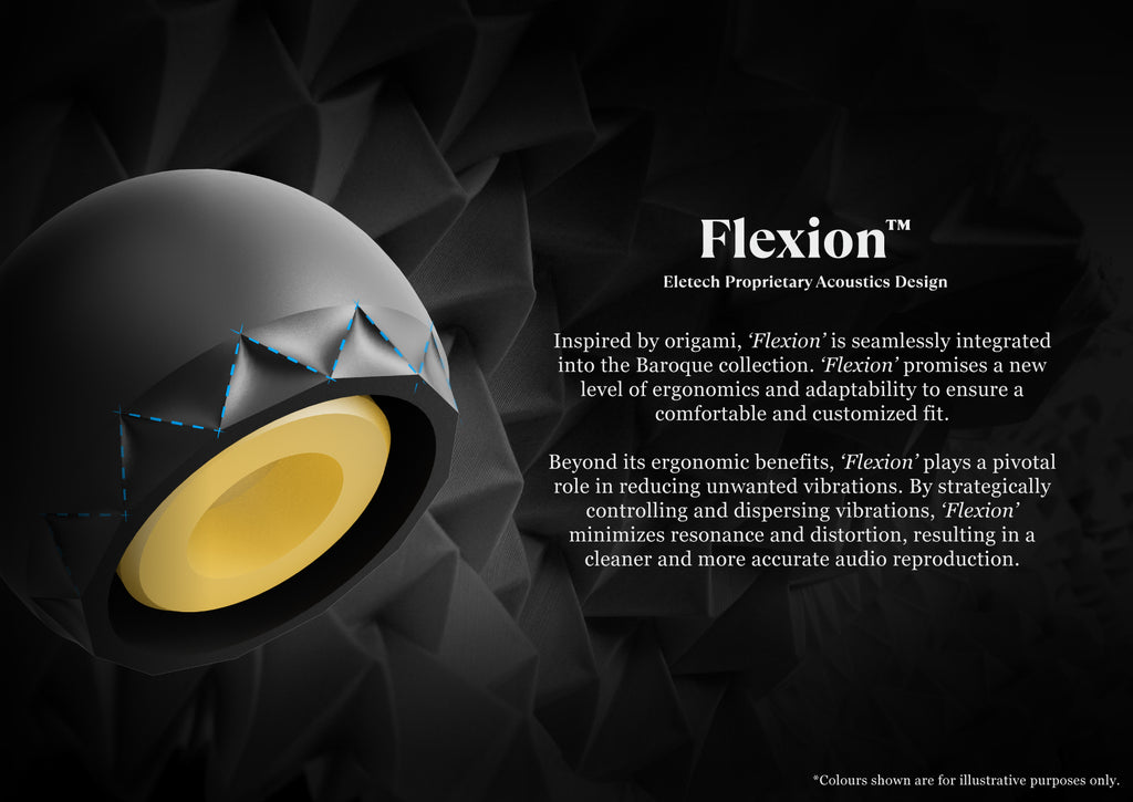 ELETECH Baroque Luxury Hi-Fi Eartips - Skin Friendly Silicon Upgrade Replacement Eartips
