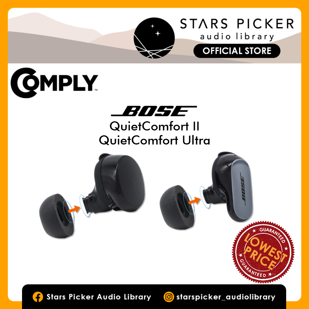 Comply Memory Foam Eartip - Bose QuietComfort, QuietComfort II & QuietComfort Ultra