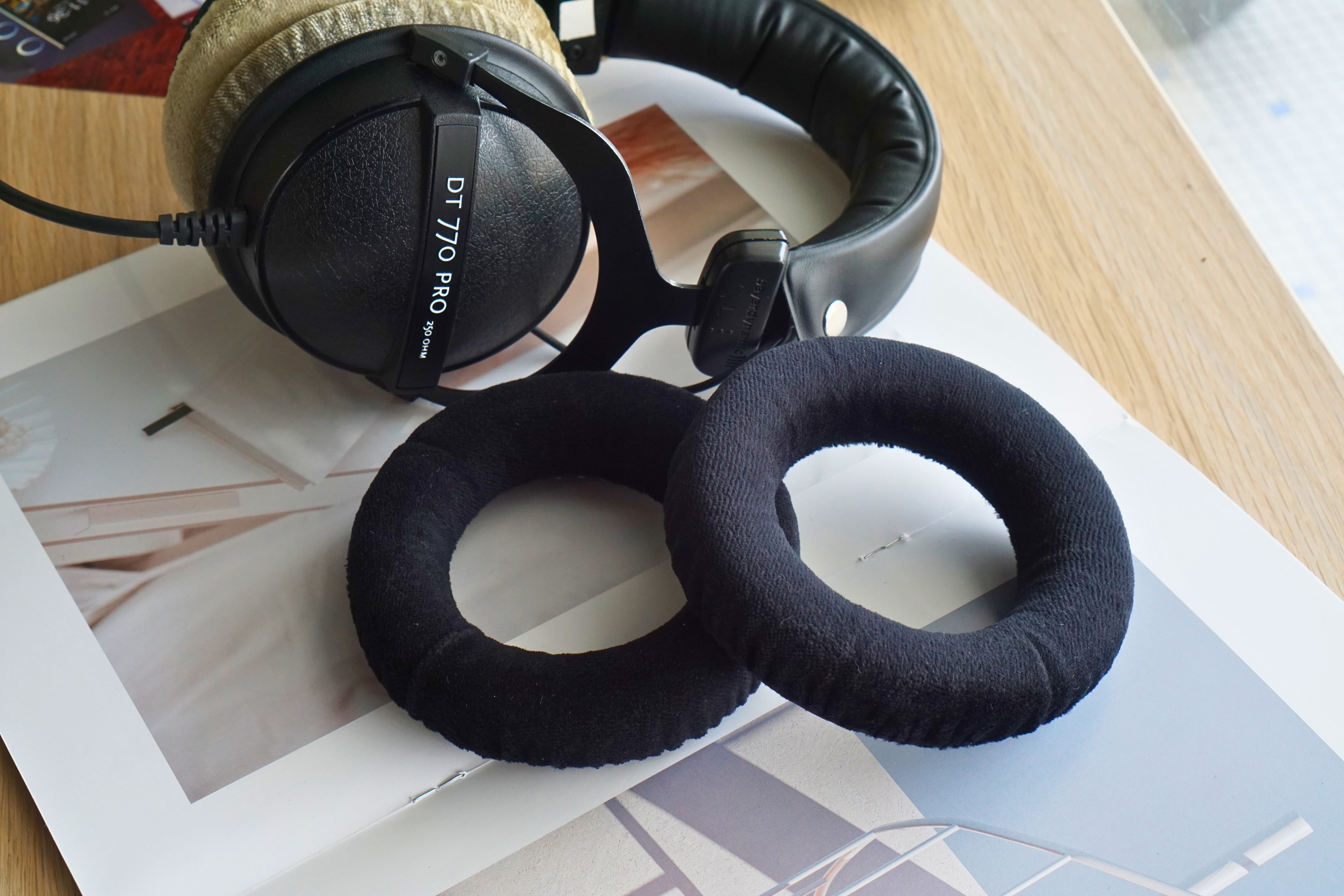(Class B Velvet) Earpads for Beyerdynamic DT770 / DT880 / DT990 / MMX300 / DT1990 / T1 Replacement Earpads