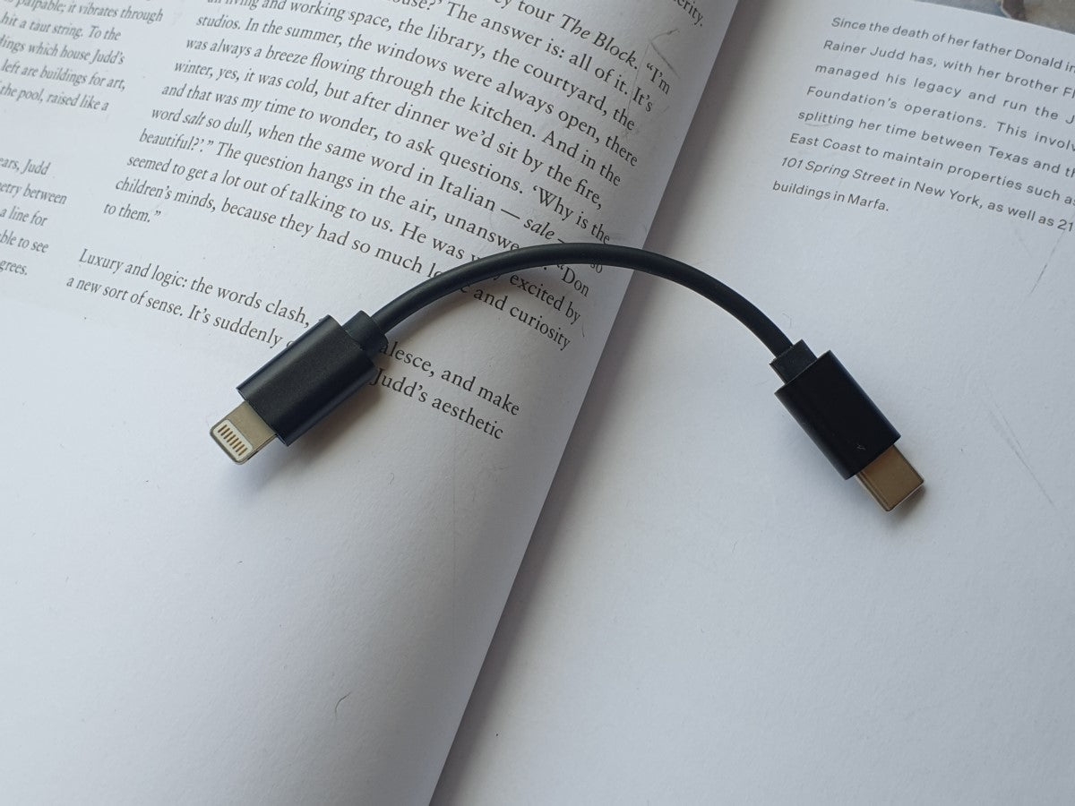 Cayin CS-L2C (Ltng to USB-C) Light ning Type C OTG Cable