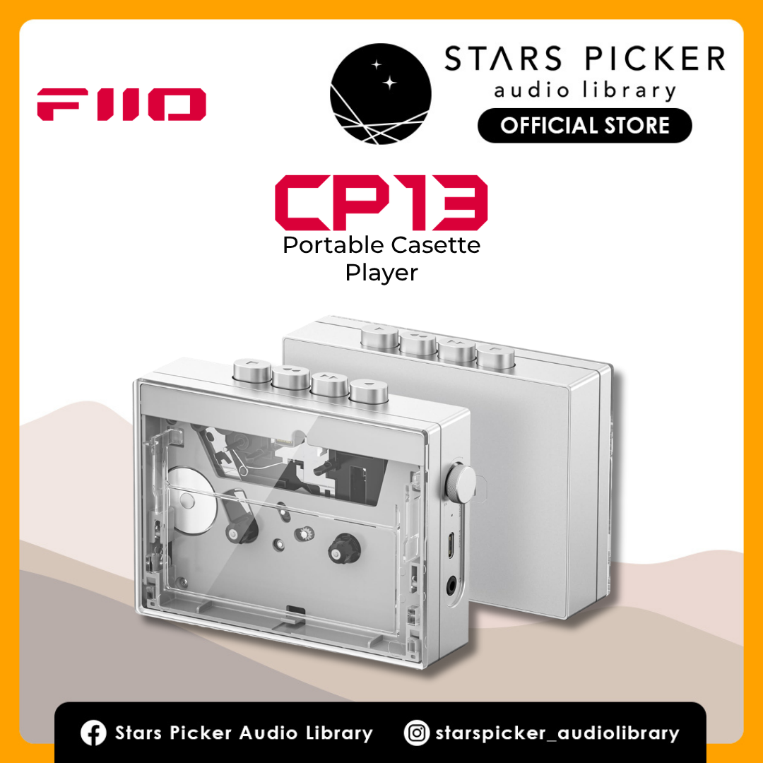 Fiio CP13 Portable Stereo Cassette Player with USB C Charging Support