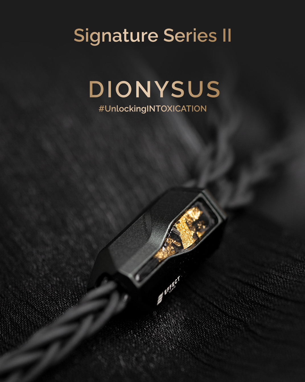 Effect Audio DIONYSUS | Flagship Gold-Plated Silver UP-OCC IEM Cable with ConX System