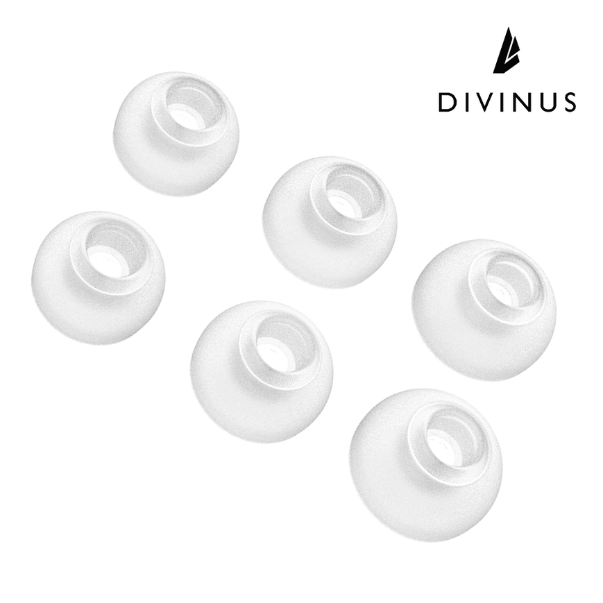 DIVINUS Velvet Eartips For TWS For 3mm-5mm Nozzle, Wireless Earbud Eartip Replacement