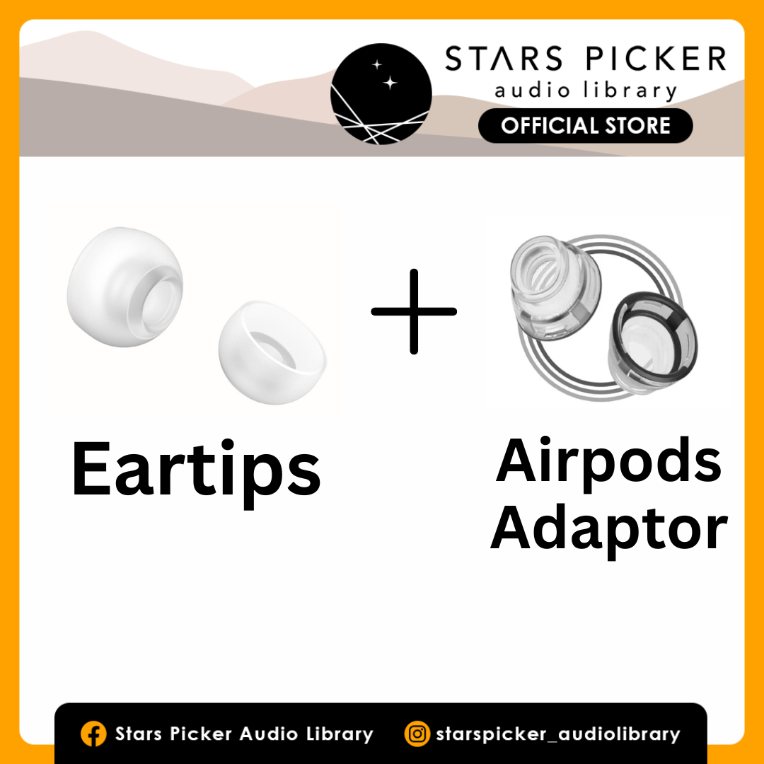 Divinus Velvet Eartips for AirPods Pro Series Comfort Low Pressure Wider Loop EarTips for AirPodsPro1/2 & A1 Adaptor for AirPods Pro (1-Pair)