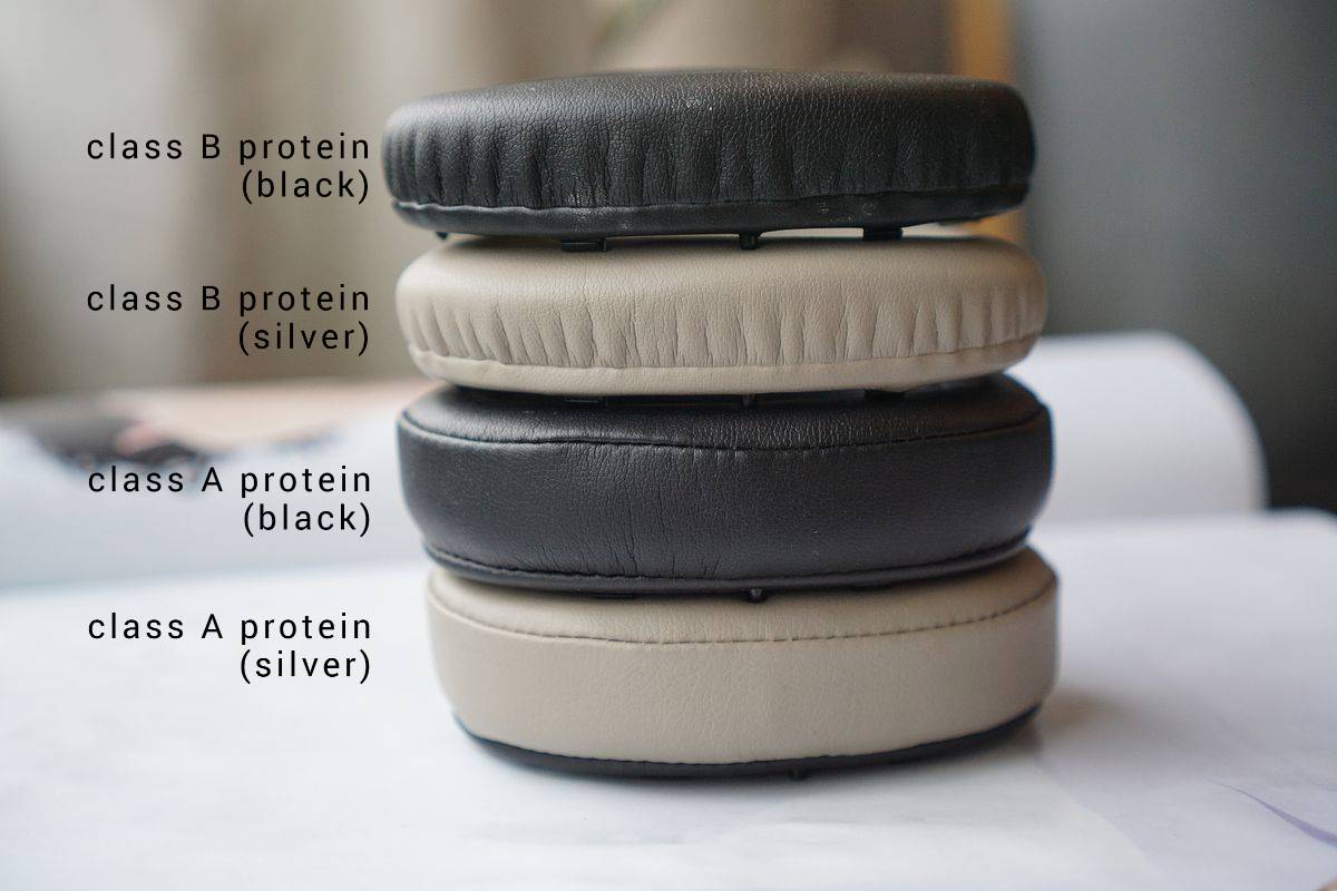 (Class A / B Protein) Sony WH-1000XM2 MDR-1000X 3rd party Protein Leather Aftermarket Replacement Earpads