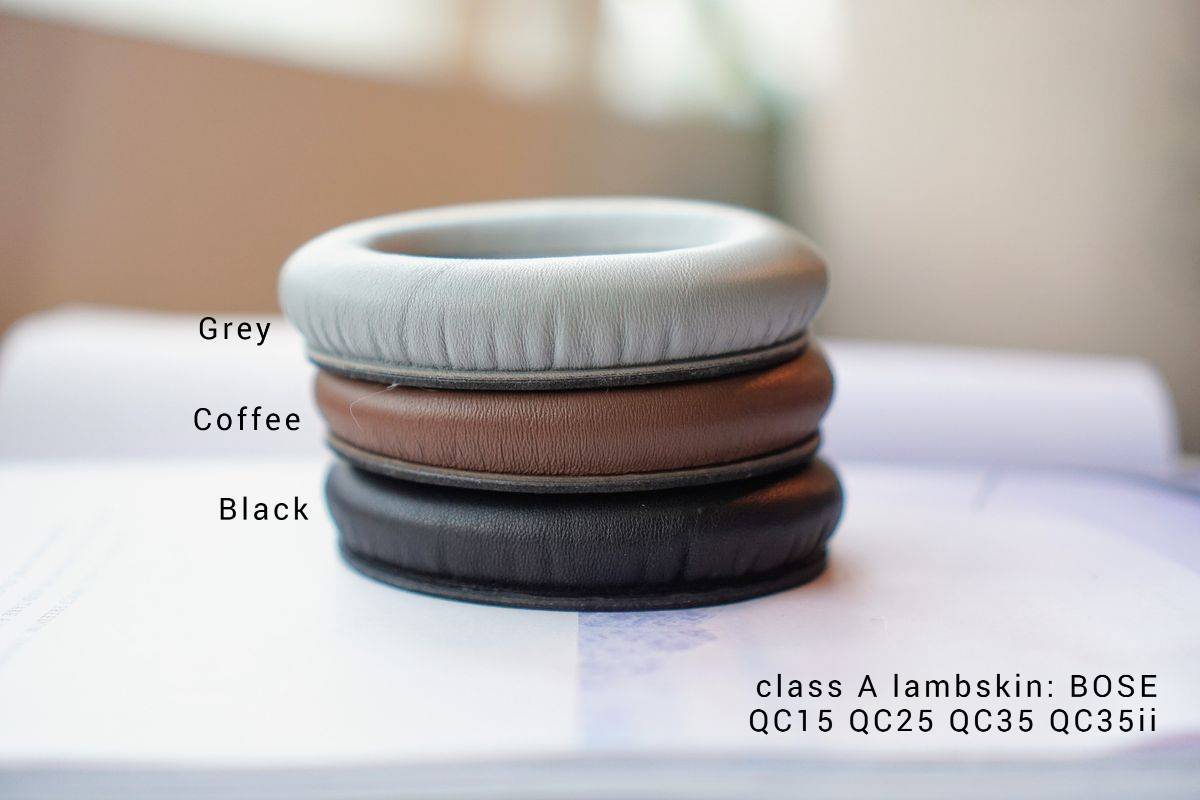 (Class A Lambskin) 3rd Party Replacement Earpad for Bose QC35 / QC35ii / QC25 / QC15 / AE2 Ear pad