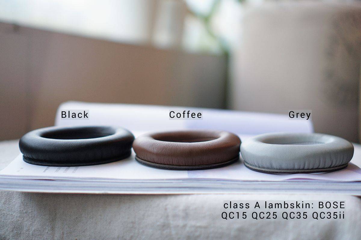 (Class A Lambskin) 3rd Party Replacement Earpad for Bose QC35 / QC35ii / QC25 / QC15 / AE2 Ear pad
