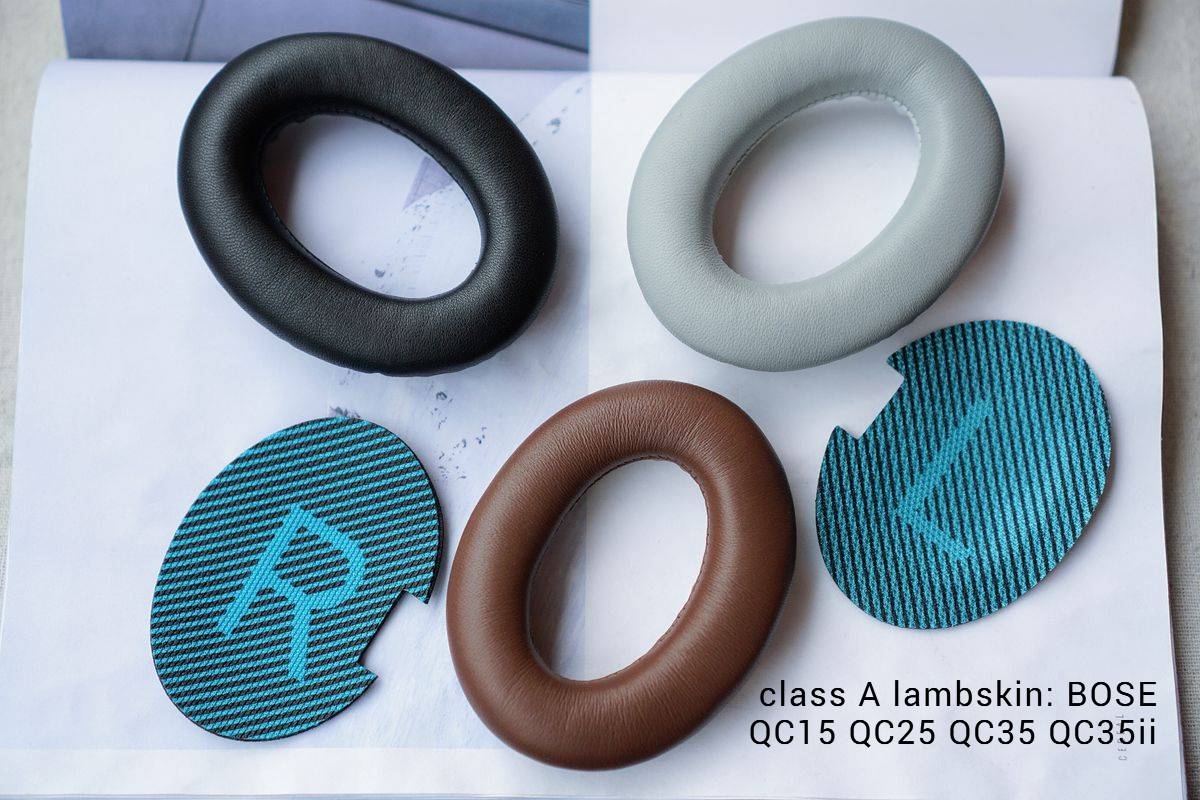 (Class A Lambskin) 3rd Party Replacement Earpad for Bose QC35 / QC35ii / QC25 / QC15 / AE2 Ear pad