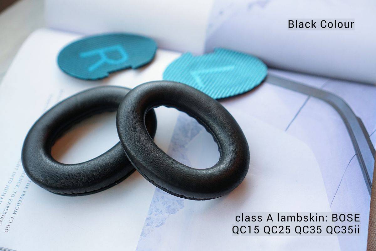 (Class A Lambskin) 3rd Party Replacement Earpad for Bose QC35 / QC35ii / QC25 / QC15 / AE2 Ear pad