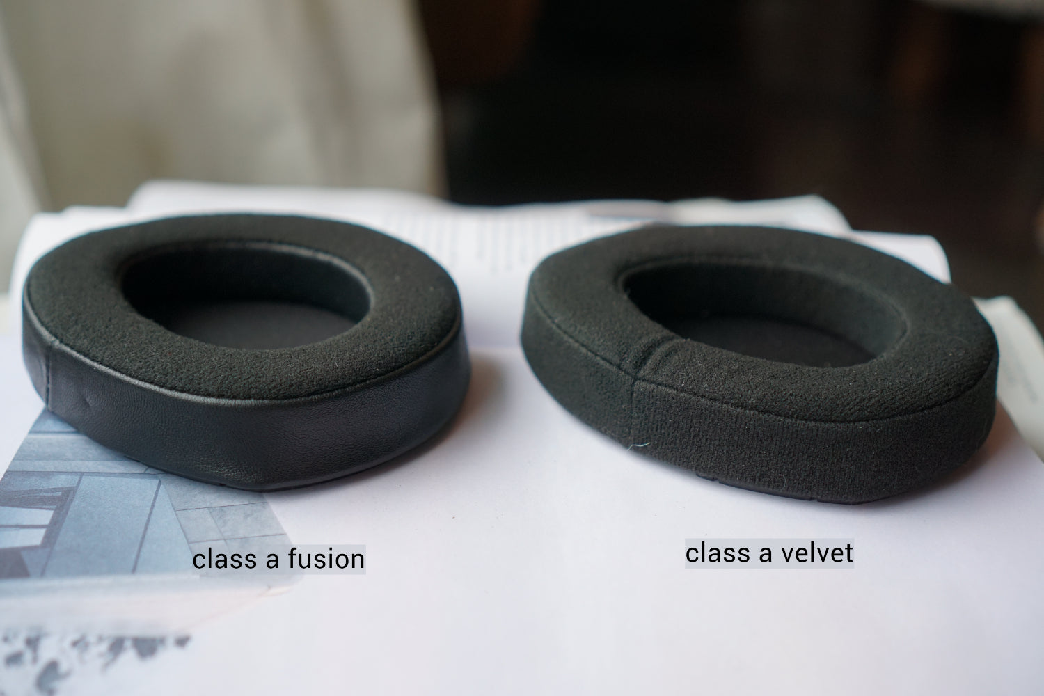 (Class A Lambskin Nano Fusion Velvet) Sennheiser HD800 / HD800S 3rd party Replacement Earpads (with Bracket)