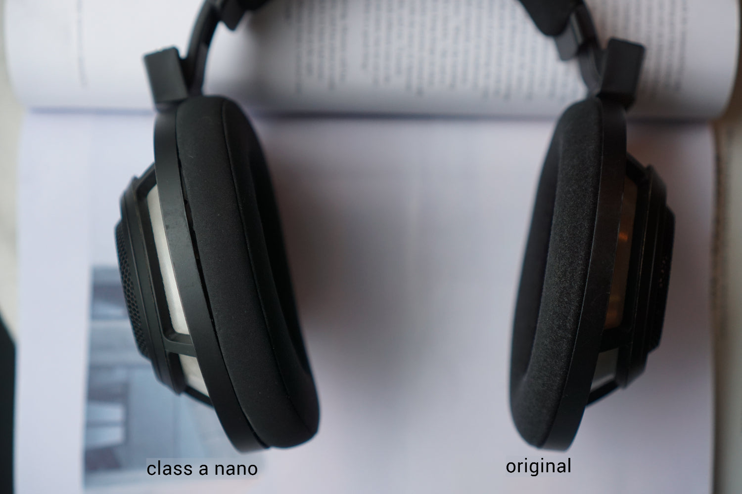 (Class A Lambskin Nano Fusion Velvet) Sennheiser HD800 / HD800S 3rd party Replacement Earpads (with Bracket)