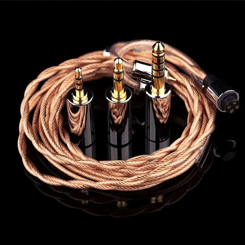 EPZ DP5 - OCC Copper Upgrade Cable for IEM Earphone with Interchangeable Plug